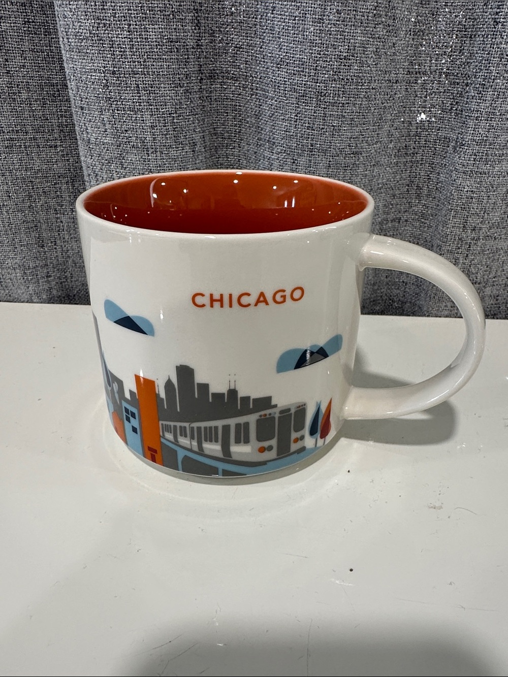 Starbucks Chicago Ceramic 2017 14oz. You are here series. New with out box.